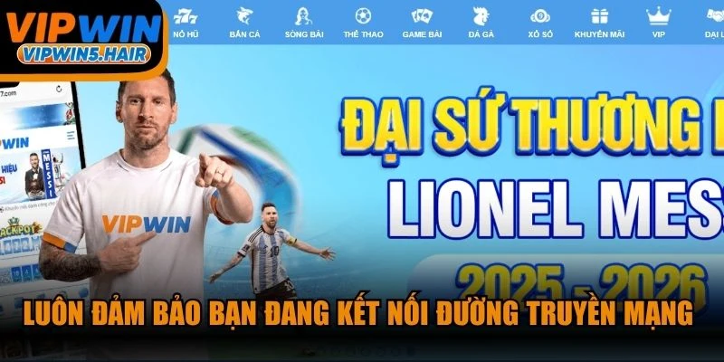 Luôn đảm bảo bạn đang kết nối đường truyền mạng khi đăng nhập