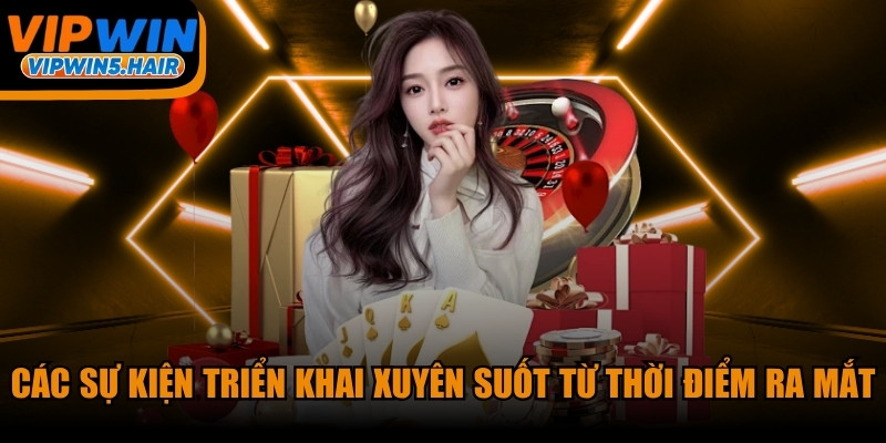 Các sự kiện được triển khai xuyên suốt từ thời điểm ra mắt